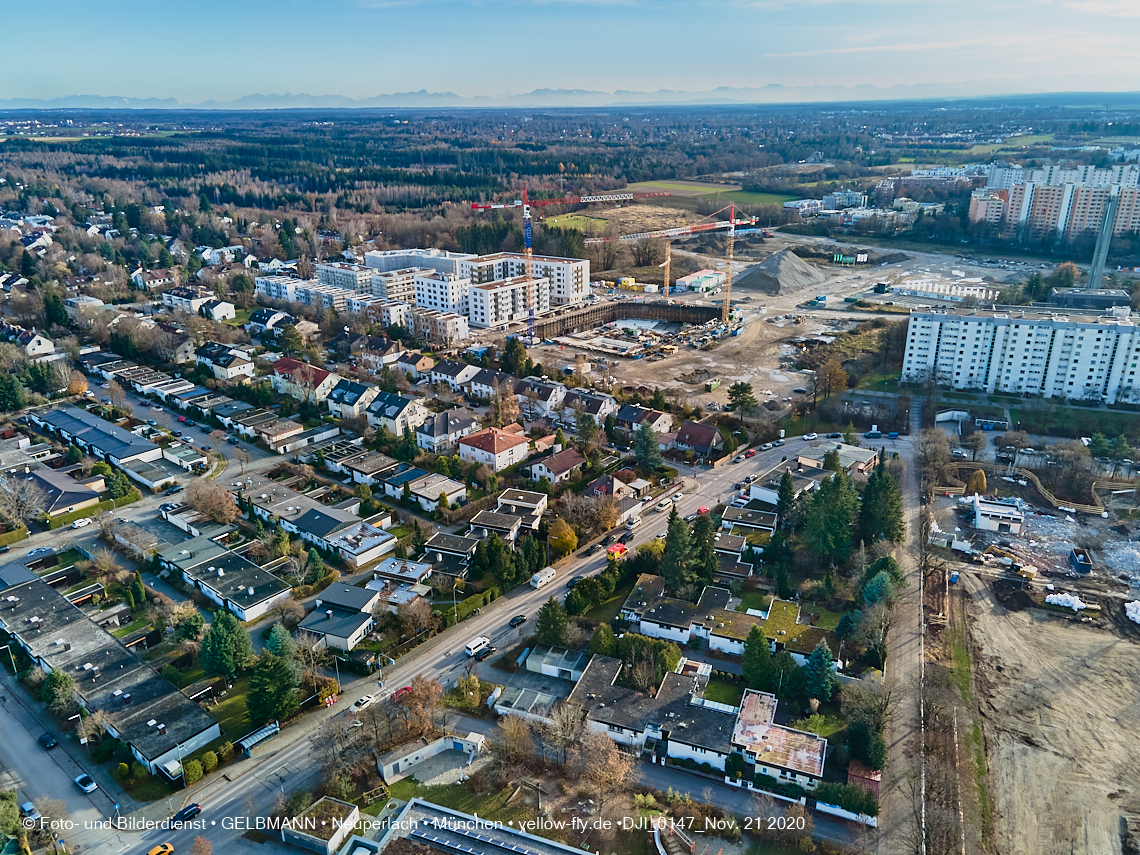 21.11.2020 - Piederstrorfer Gelände und Alexisquartier in Neuperlach in München